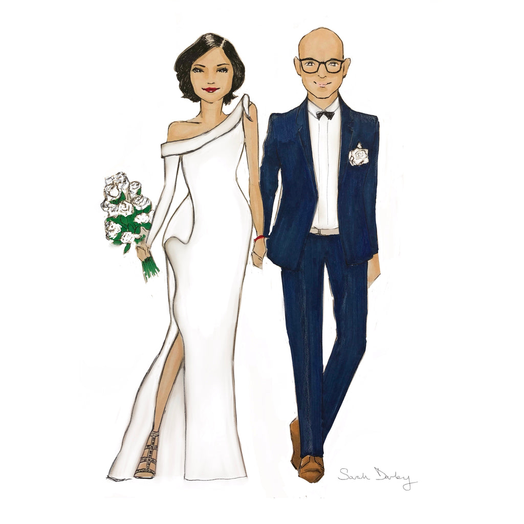wedding illustration | sarah darby