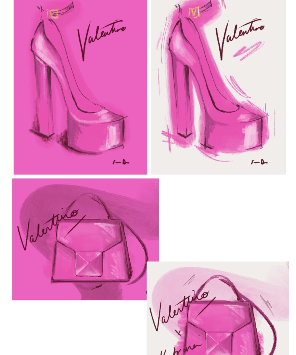 Valentino PP Pink Launch In store Chadstone