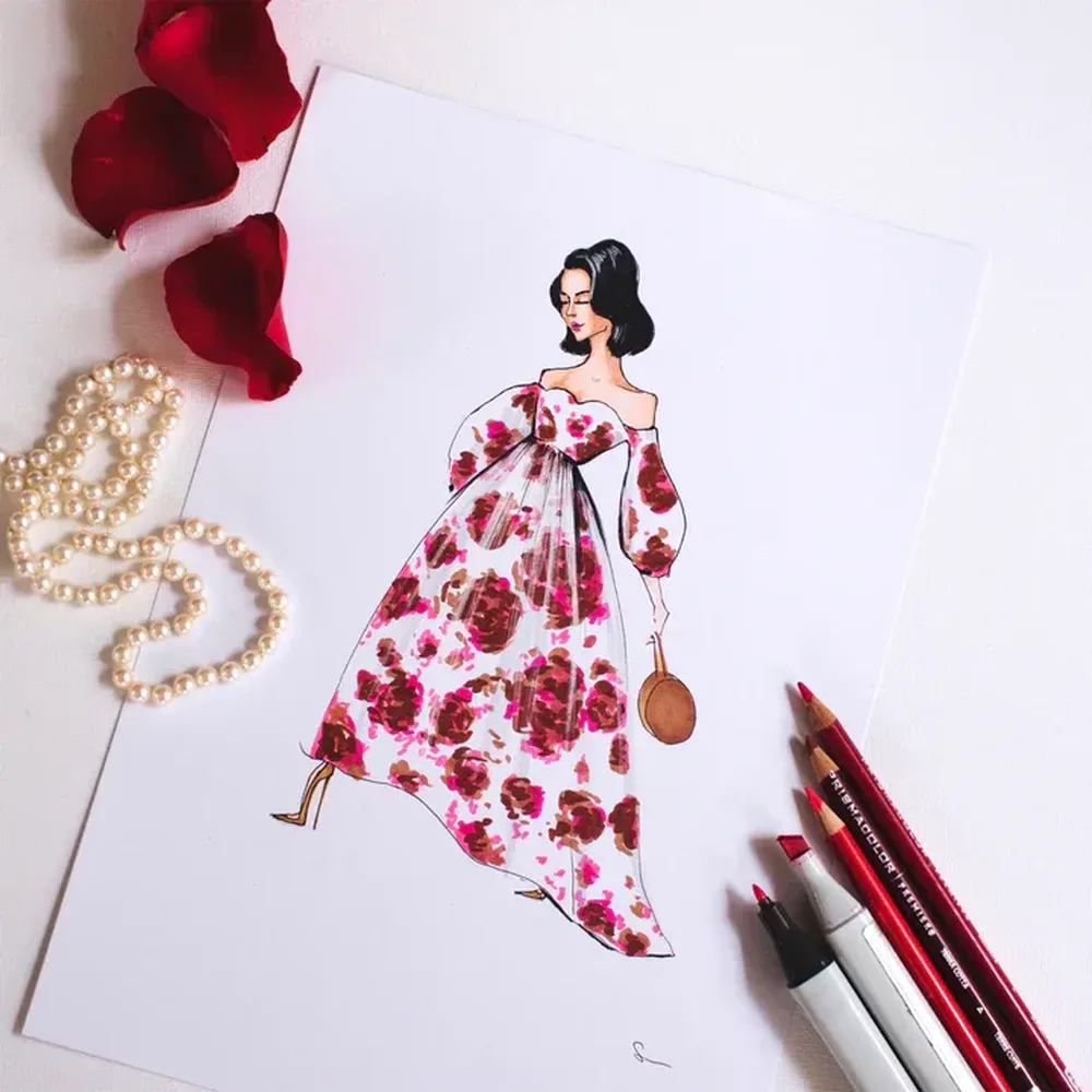 Customised Drawings Portrait Illustrator | Custom Guest Sketches & Product Art | sarahdarby